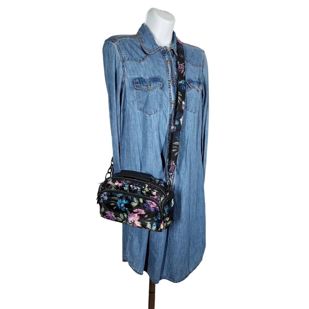 LUG TROLLEY MEDIUM EAST/WEST TOP HANDLE CROSSBODY BAG W/ MATCHING SPLITS WALLET